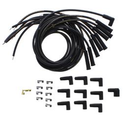 Spark Plug Wires, Mag-Tune, Spiral Core, HEI, Straight, Black, Coil Wire, 8.0mm, V8, Set