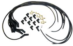 Spark Plug Wires, Mag-Tune, Spiral Core, Socket, 135 degree, Black, Coil Wire, 8.0mm, V8, Set