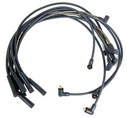 Spark Plug Wires, Mag-Tune, Assembled, Socket, Straight, Spiral Core, Black, 8.0mm, Chevy, GMC, Big Block, Set
