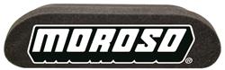Hood Scoop Plug, Black, Moroso Logo, Trim to Fit, 3.5 in. x 14.25 in., Each