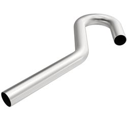 Exhaust Tubing, 180 Degree, Mandrel Bend, 2 1/2 in. Diameter, 16-Gauge, Stainless Steel, Each