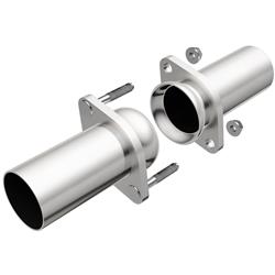 Exhaust Ball and Socket Flange, 2.250 in. Collector, 2.25 in. Pipe, Stainless Steel, Natural, Each