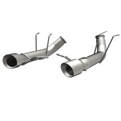 Exhaust System, Rear Axle-back, Dual, Stainless Steel, Natural, Split Rear Exit, Ford, 5.0L Modular, Kit