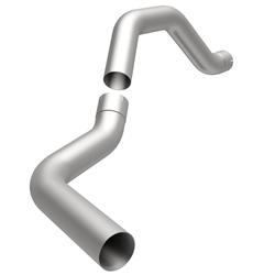 Tailpipe, 409 Stainless Steel, 4 in. O.D., Passenger Side, Dodge, Ram, Each