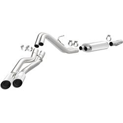 Exhaust System, Cat-Back, Stainless Steel, Polished Stainless Tip, Ford, Pickup, 6.2L, Kit