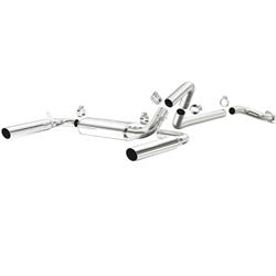 Exhaust System, Cat-Back, 409 Stainless Steel, Polished Tips, Chevy, Pontiac, 5.7L, Kit