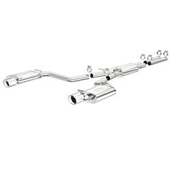 Exhaust System, Cat-Back, 409 Stainless Steel, Resonator, Polished Tips, Dodge, 5.7L, Kit