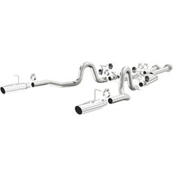 Exhaust System, Cat-Back, 409 Stainless Steel, Polished Tips, Ford, 4.6, 5.0L, Kit