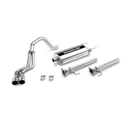 Exhaust System, Cat-Back, Stainless Steel, Polished Stainless Tips, Toyota, 4.0L, 4.7L, Kit