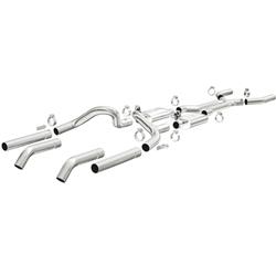 Exhaust System, Crossmember-Back, 409 Stainless Steel, Ford, V8, Kit