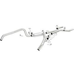 Exhaust System, Crossmember-Back, 409 Stainless Steel, Tru-X, 2.5 in., Chevy, Buick, Chevy, Oldsmobile, Pontiac, Kit