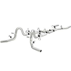 Exhaust System, Crossmember-Back, 409 Stainless Steel, Tru-X, Buick, Chevy, Oldsmobile, Pontiac, Kit