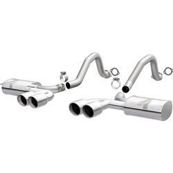 Exhaust System, Rear Axle-Back, 409 Stainless Steel, Polished Tips, Chevy, 5.7L, Kit