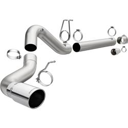 Exhaust System, PRO DPF, Particulate Filter Back, Stainless Steel, Natural, Ford, 6.4, 6.7L, Diesel, Kit