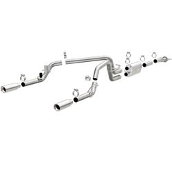 Exhaust System, Cat-Back, Stainless Steel, Natural/Polished, Split Rear Exit, Chevy, GMC, Kit