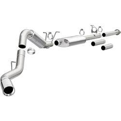 Exhaust System, Cat-Back, Stainless Steel, Passenger Side Exit, Chevy, GMC, Kit