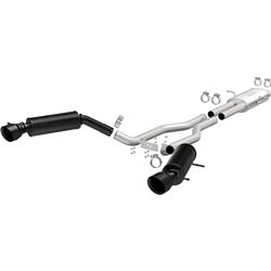 Exhaust System, Cat-Back, Stainless Steel, Natural, Black Ceramic Tips, Land Rover, Range Rover, 3.0L, Kit