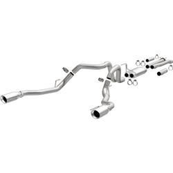 Exhast Systems, Performance, Cat-Back, Stainless Steel, Polished Stainless Tips, Ford, Pickup, 3.5L, Kit