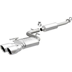 Exhaust System, Cat-back, Single, 409 Stainless Steel, Natural, Rear Passenger Side Exit, Toyota, 2.5L, Automatic, Kit