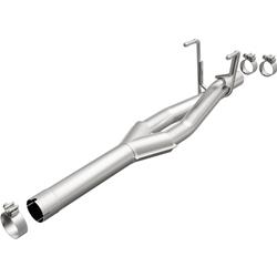 Muffler Eliminator Pipe, D-Fit Muffler Delete Pipe, 409 Stainless, Slip Fit, Clamps, Dodge, Ram, 1500, 5.7L, Models with Factory Dual Exhaust, Kit