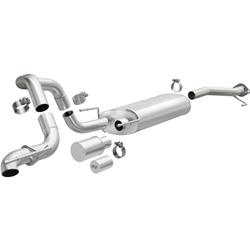 Exhaust System, Overland Series, Cat-Back, Stainless Steel, Passenger Side Exit, 2.5 in. Diameter, Toyota, 4Runner, 4.0L, Kit