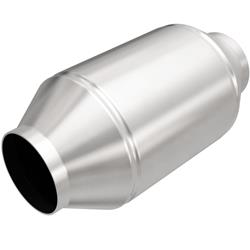 Catalytic Converter, Stainless Steel, 2.00 in. Inlet, 2.00 in. Outlet, 8.0 in. Length, Universal, Each