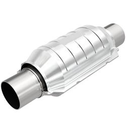 Catalytic Converter, Stainless Steel, 2.25 in. Inlet, 2.25 in. Outlet, 13.00 in. Length, Universal, Each