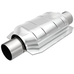 Catalytic Converter, Stainless Steel, 2.00 in. Inlet, 2.00 in. Outlet, 13.00 in. Length, Universal, Each