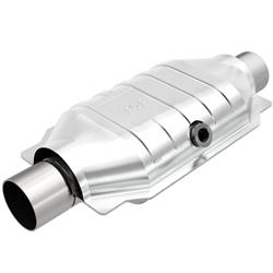 Catalytic Converters, Universal, 3-way, Stainless Steel Case, 2.500 in. Slip Fit Inlet/Outlet, 16.000 in. Overall Length, Each