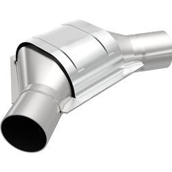 Catalytic Converter, 3-way Style, Ceramic Honeycomb Substrate, Stainless Steel Case, Each