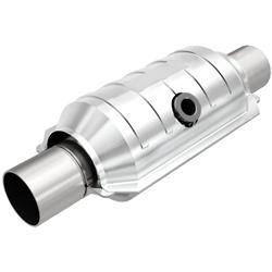 Catalytic Converter, Stainless Steel, Universal, 2.25 in. Inlet/Outlet, 13 in. Length, Each