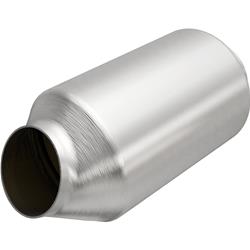 Catalytic Converter, Universal, One Inlet, Ceramic Honeycomb, Stainless Steel, 2.50 in. Slip Fit Inlet/Outlet, 8 in. Length, Each