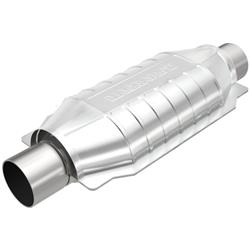 Catalytic Converter, Stainless Steel, Universal, 2 1/4 in. Inlet/Outlet, 16 in. Length, Each