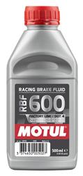 Brake Fluid, Motul 600, DOT 4, 500 ml, Each