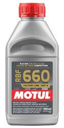 Brake Fluid, Motul 660, DOT 4, 500 ml, Each