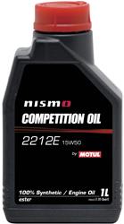 Engine Oil, NISMO Competition 2212E, Synthetic, 15W50, 1 Liter, Each