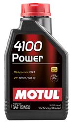 Engine Oil, 4100 Power, 15W50, 1 liter, Semi-Synthetic, Set of 12