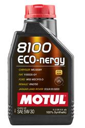 Engine Oil, Motul 8100 Eco-nergy, Synthetic, 5W30, 1 liter, Each