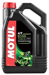 Engine Oil, SYNTHETIC BLEND 4-STROKE ENGINE OIL, 5100 10W30 4T 4X4L, Case of 4