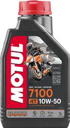 Engine Oil, 7100 4T Motorcycle, Synthetic, 10W50, 1 Liter, Each