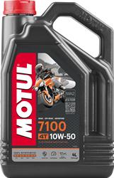 Engine Oil, 100% SYNTHETIC 4-STROKE ENGINE OIL, 7100 15W50 4T 12X1L