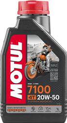 Engine Oil, 7100 4T Motorcycle, Synthetic, 20W50, 1 Liter, Each