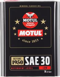 Engine Oil, Classic, Mineral, SAE 30, 2 Liters, Set of 6