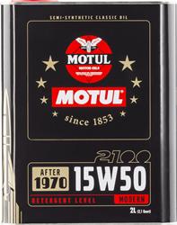 Engine Oil, Classic 2100, Semi-Synthetic, 15W50, 2 Liters, Each