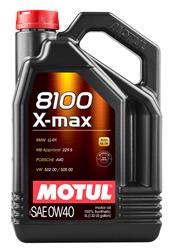 Engine Oil, 8100 X-max, 0W40, 5 liters, Synthetic, Set of 4