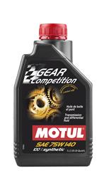 Gear Lube, Gear Box Oil, Synthetic, 75W140, 1 Liter, Each