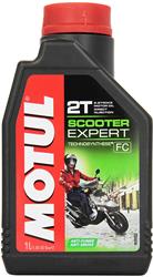 Two Cycle Oil, Scooter Expert 2T, Semi-Synthetic, 1 Liter, Set of 12