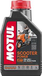 Two Cycle Oil, Scooter Power 2T, Synthetic, 1 Liter, Each