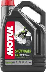 SNOWMOBILE ENGINE OIL, SNOWPOWER 2T EST 4x4L