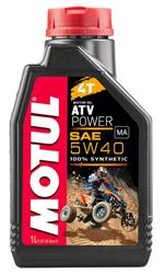 Engine Oil, 4T ATV Power, Synthetic, 5W40, 1 Liter, Set of 12